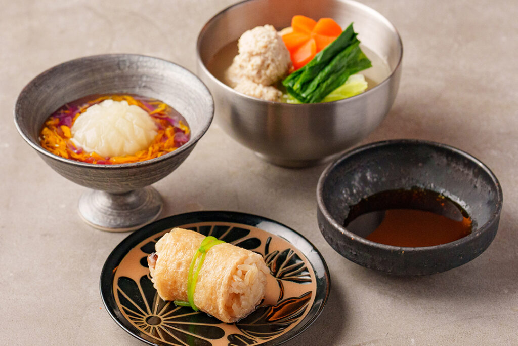 月替りコースのご案内『11月:立冬 博多地鶏の焼き鳥・水炊き』